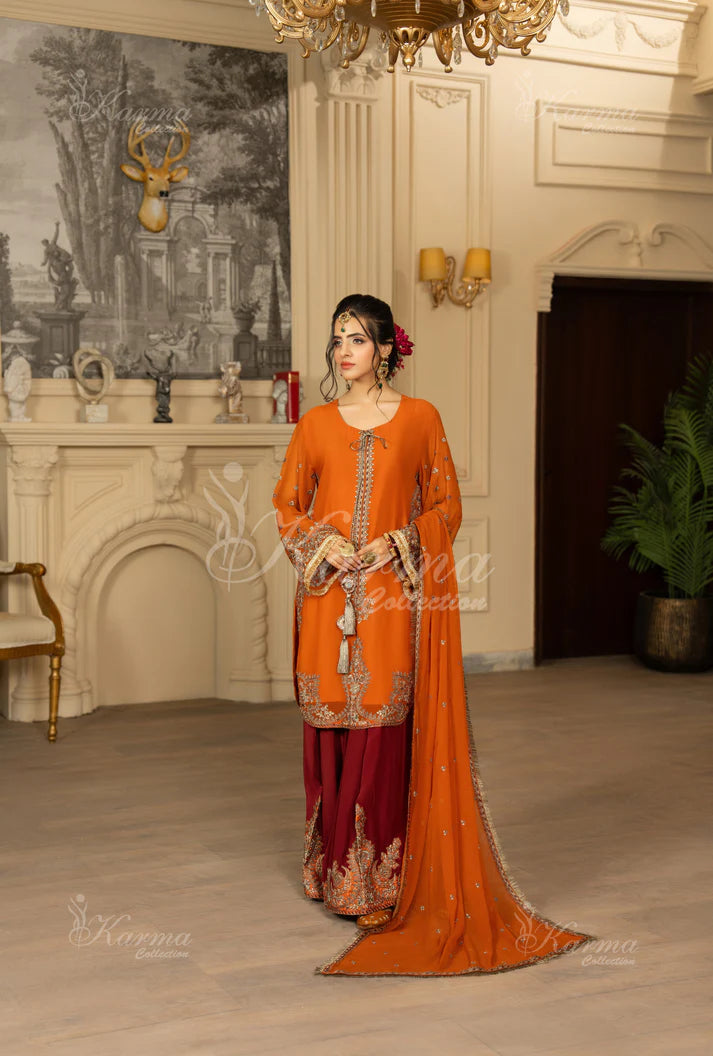 Karma's Roohi Burnt Orange