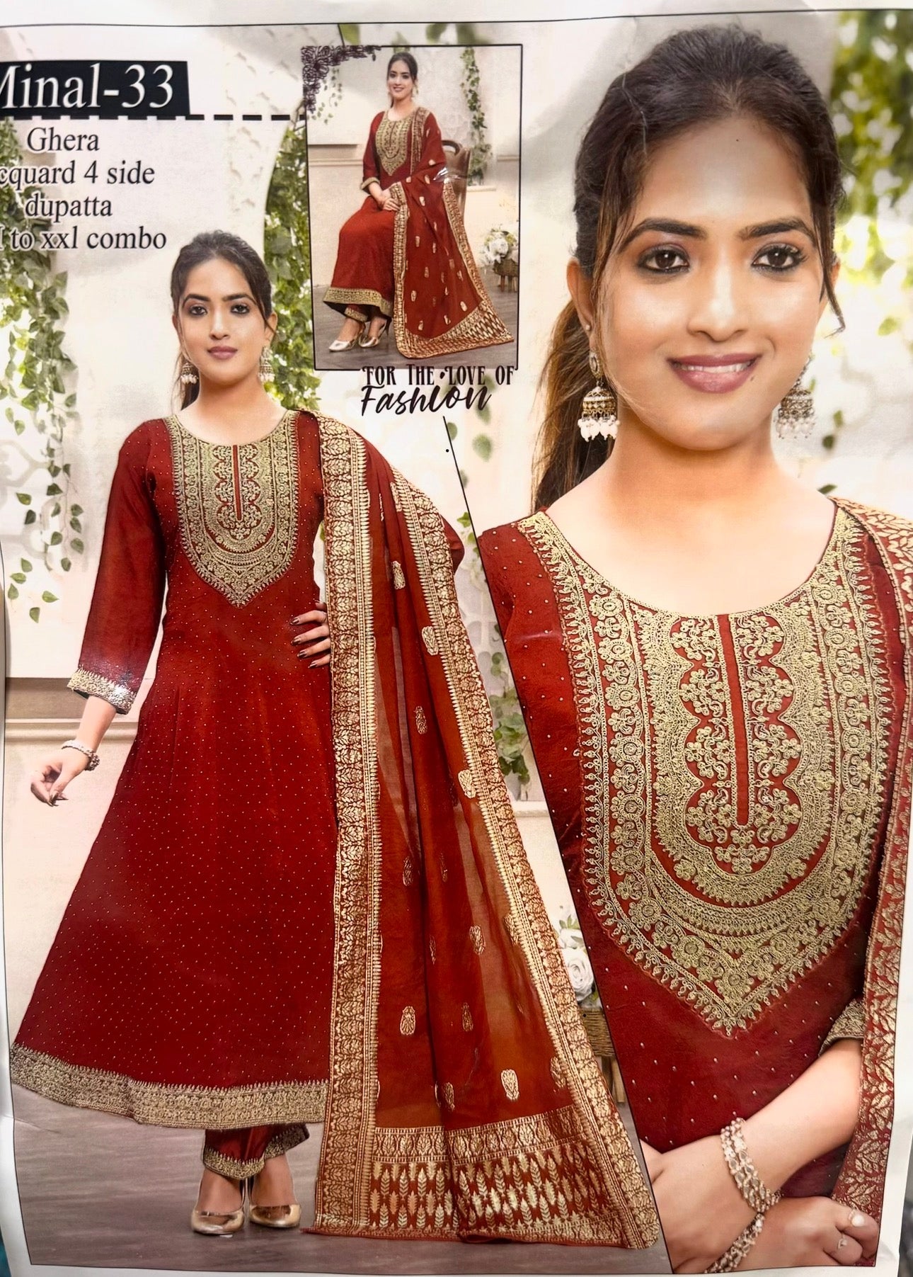 Raw Silk Anarkali #1