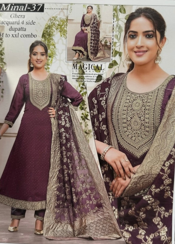 Raw Silk Anarkali #1