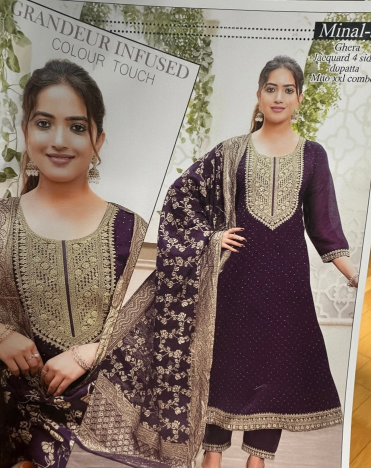 Raw Silk Anarkali #1