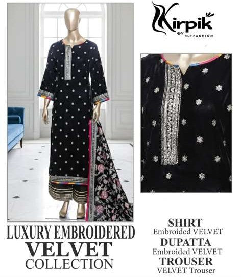 Luxury Embroidered Velvet